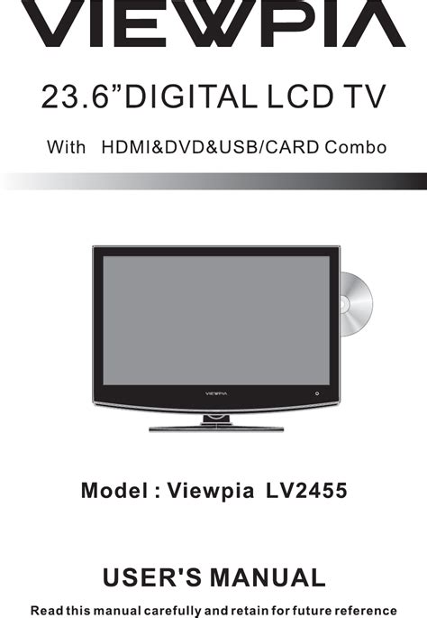 model viewpia lv 2455|Viewpia LV2455 manual (104 pages).